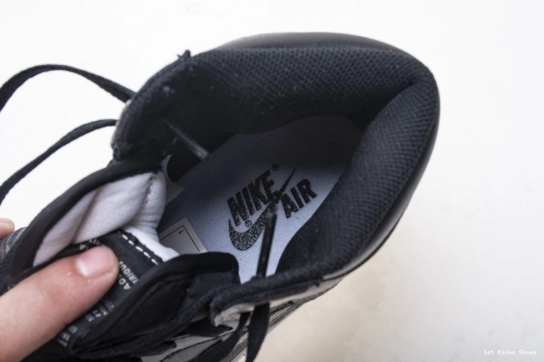 OG 555088-013 Shadow High Black Retro 1 Gray  Jordan Air 1001